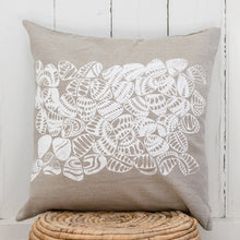 Load image into Gallery viewer, Eugaries - Handprinted Linen Cushion Cover