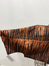 Load image into Gallery viewer, 1 of a kind - ‘where freshwater meets saltwater’. Handprinted linen bolero. Large
