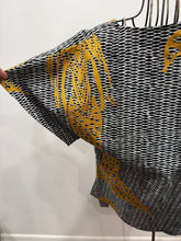 Load image into Gallery viewer, Warrajamba Mermaid handprinted linen top
